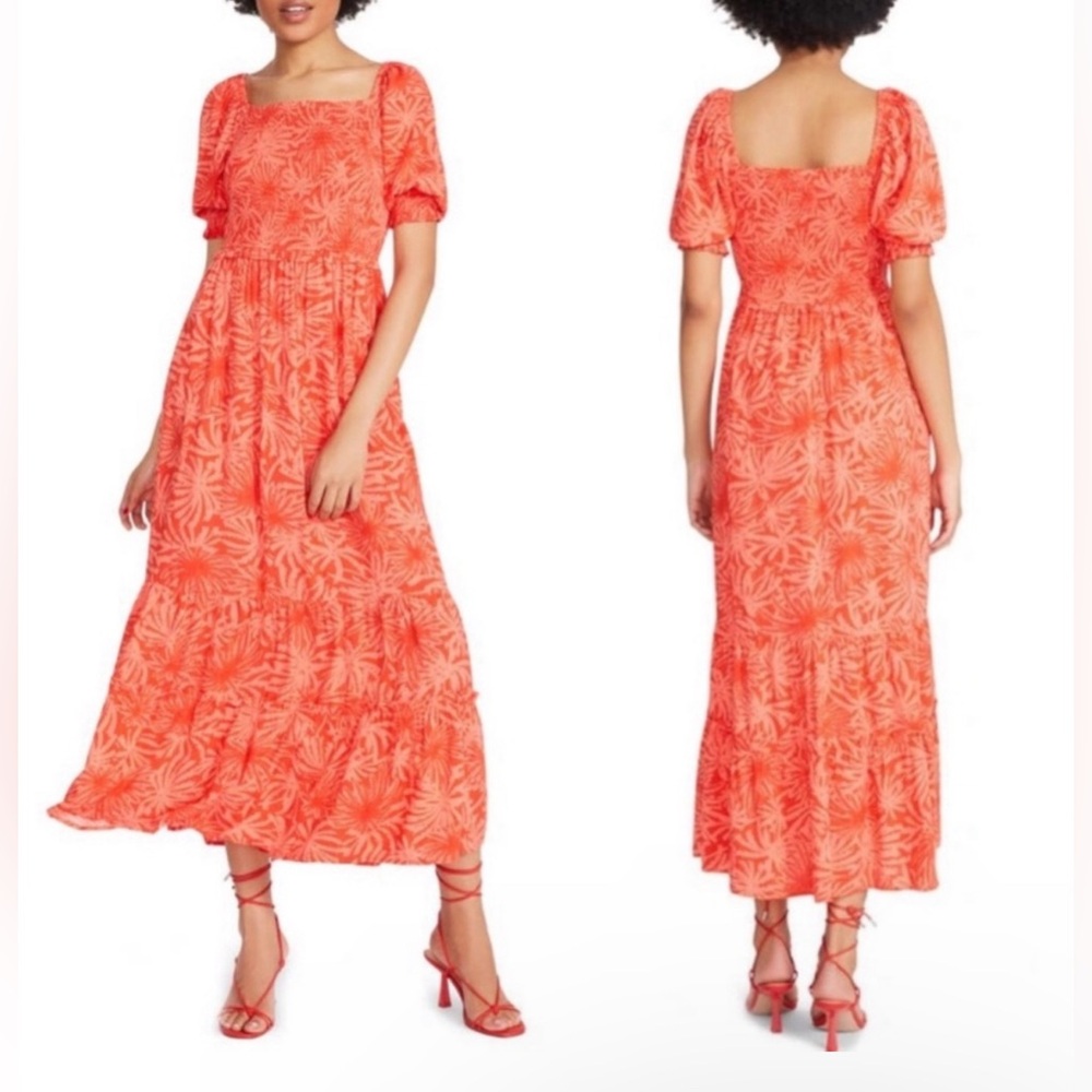 Betsey Johnson Palms of Paradise Maxi Dress Sz XS